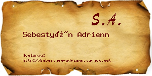 Sebestyén Adrienn névjegykártya